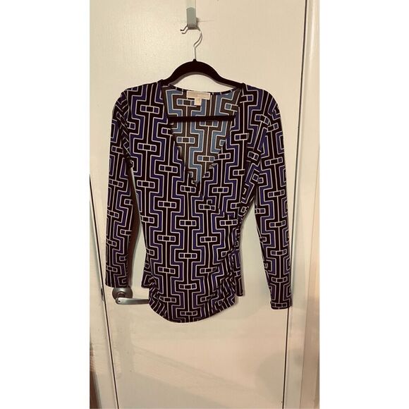 Michael Michael Kors Sheath Wrap Blouse Size S - Picture 1 of 8